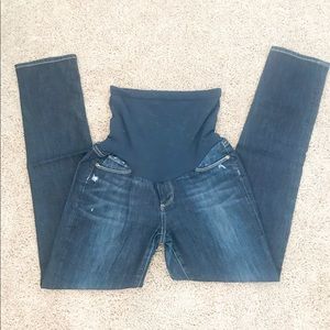 PAIGE maternity denim with belly band